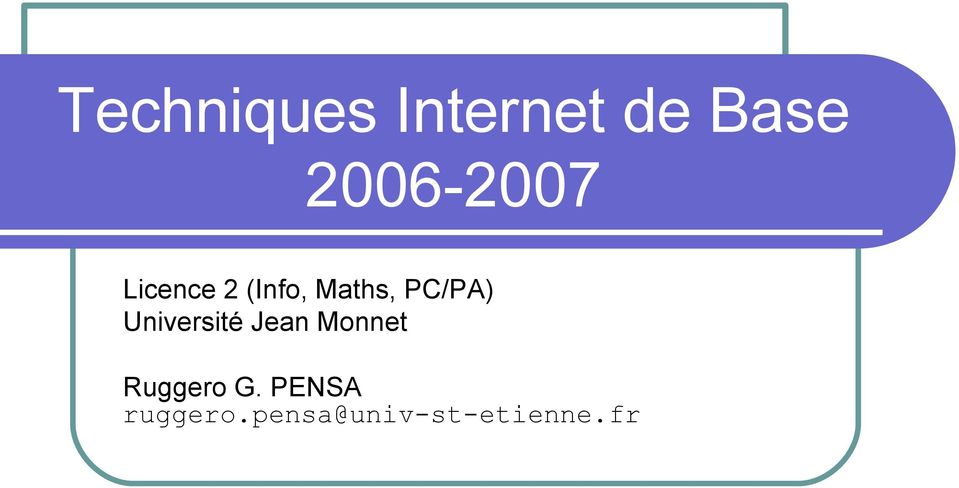 PC/PA) Université Jean Monnet