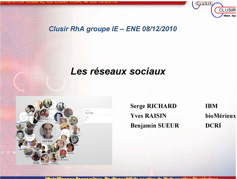 sociaux Serge RICHARD Yves