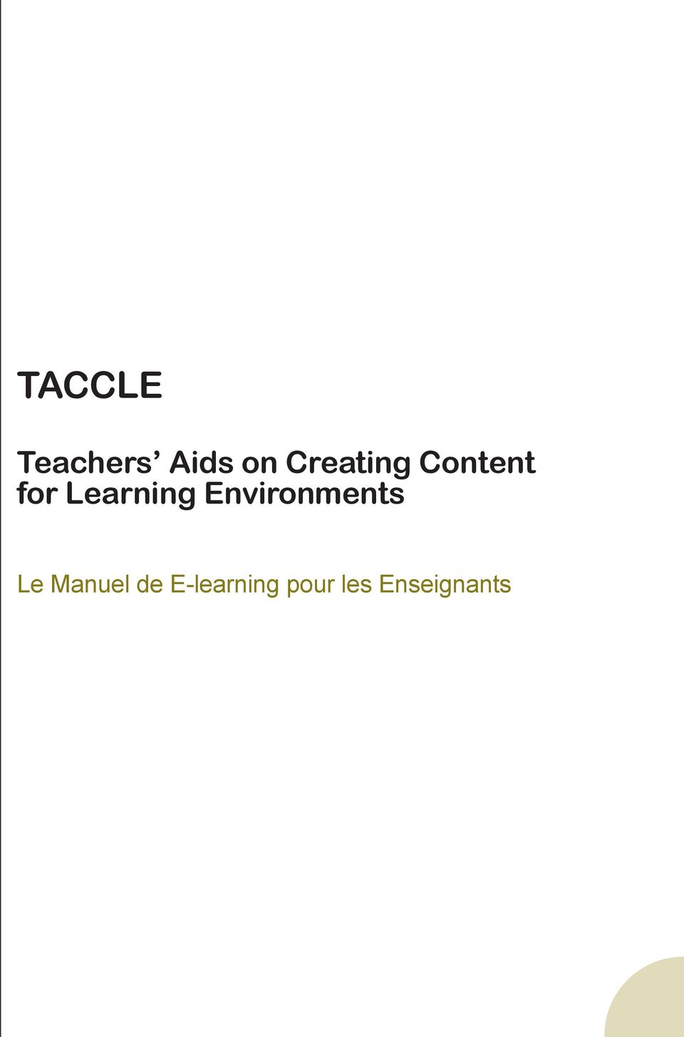 Learning Environments Le