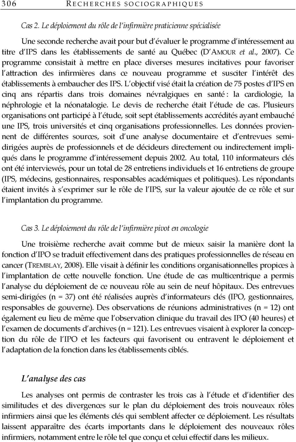AMOUR et al., 2007).