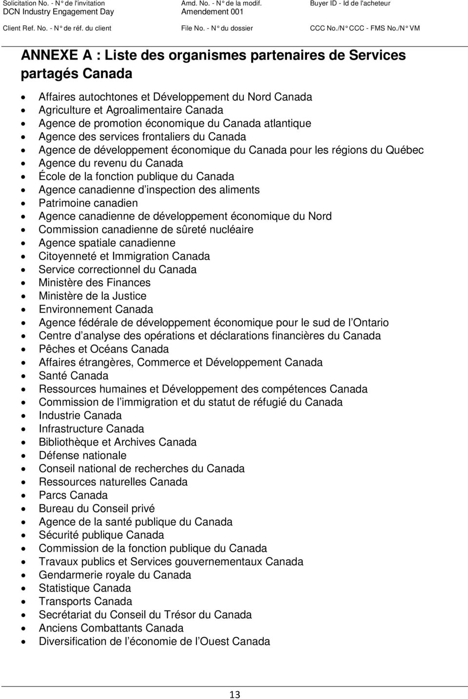 Agence canadienne d inspection des aliments Patrimoine canadien Agence canadienne de développement économique du Nord Commission canadienne de sûreté nucléaire Agence spatiale canadienne Citoyenneté