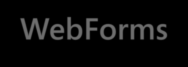 Quoi de neuf dans WebForms?