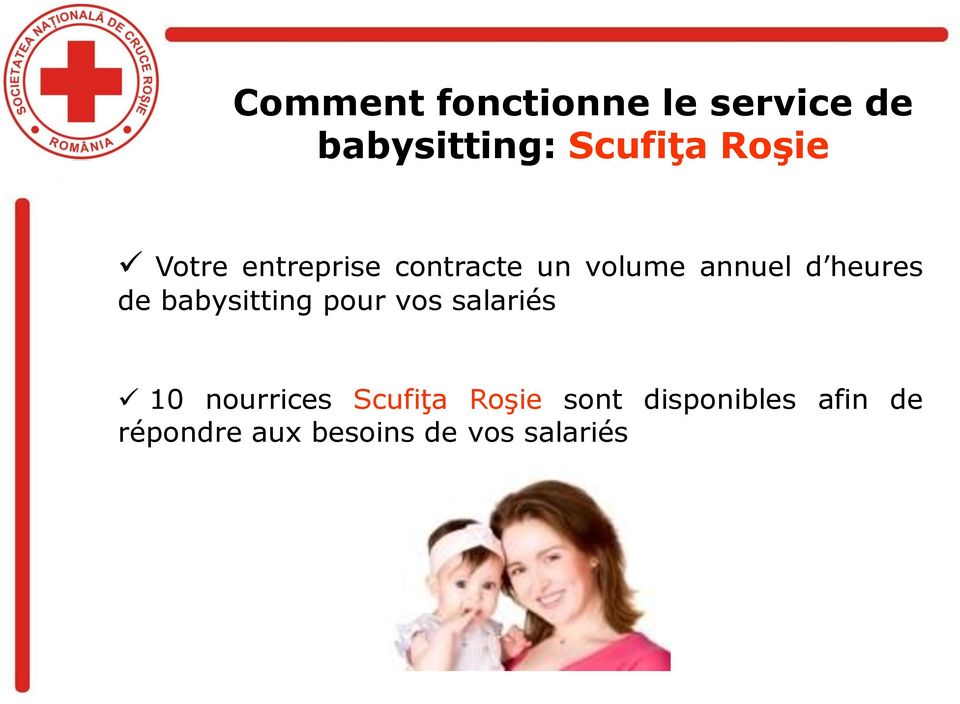 de babysitting pour vos salariés 10 nourrices Scufiţa