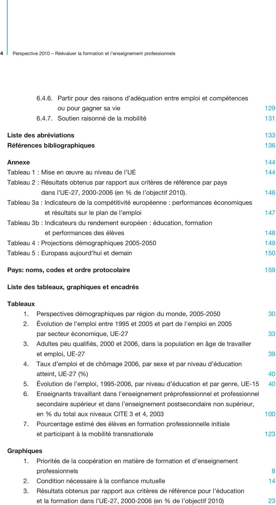 critères de référence par pays dans l UE-27, 2000-2006 (en % de l objectif 2010).