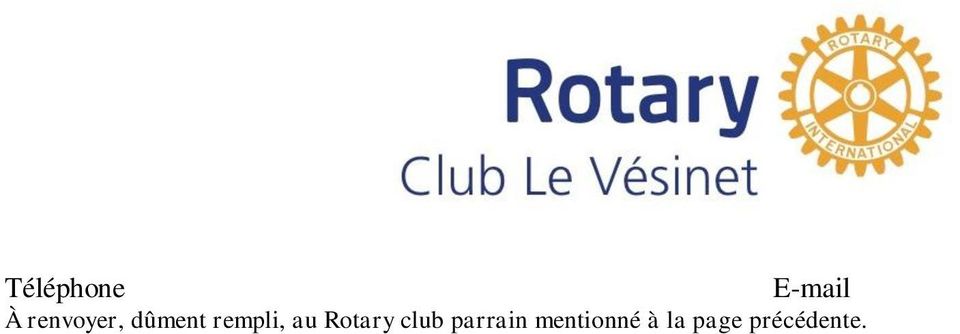 au Rotary club parrain