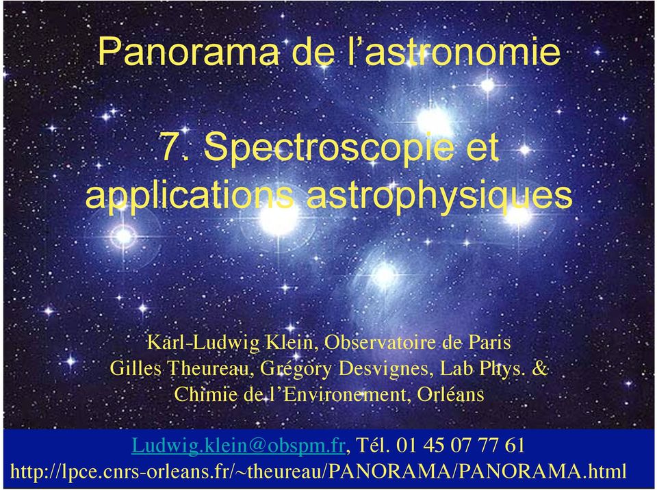 Observatoire de Paris Gilles Theureau, Grégory Desvignes, Lab Phys.