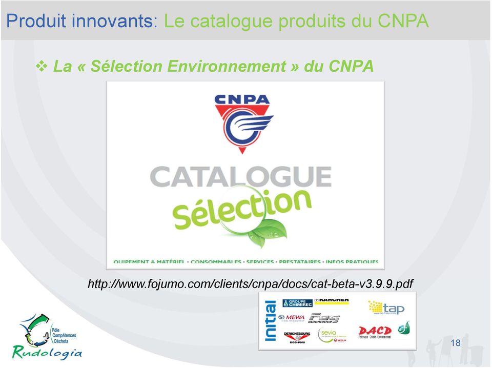 Environnement» du CNPA http://www.