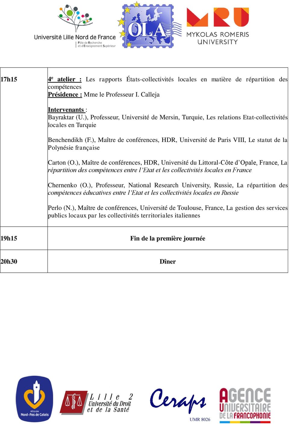 ), Maître de conférences, HDR, Université de Paris VIII, Le statut de la Polynésie française Carton (O.