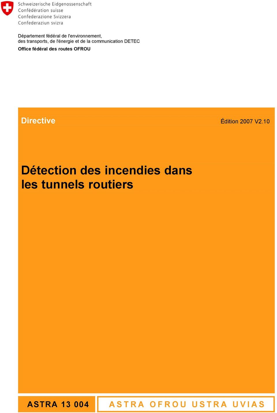 routes OFROU Directive Édition 2007 V2.