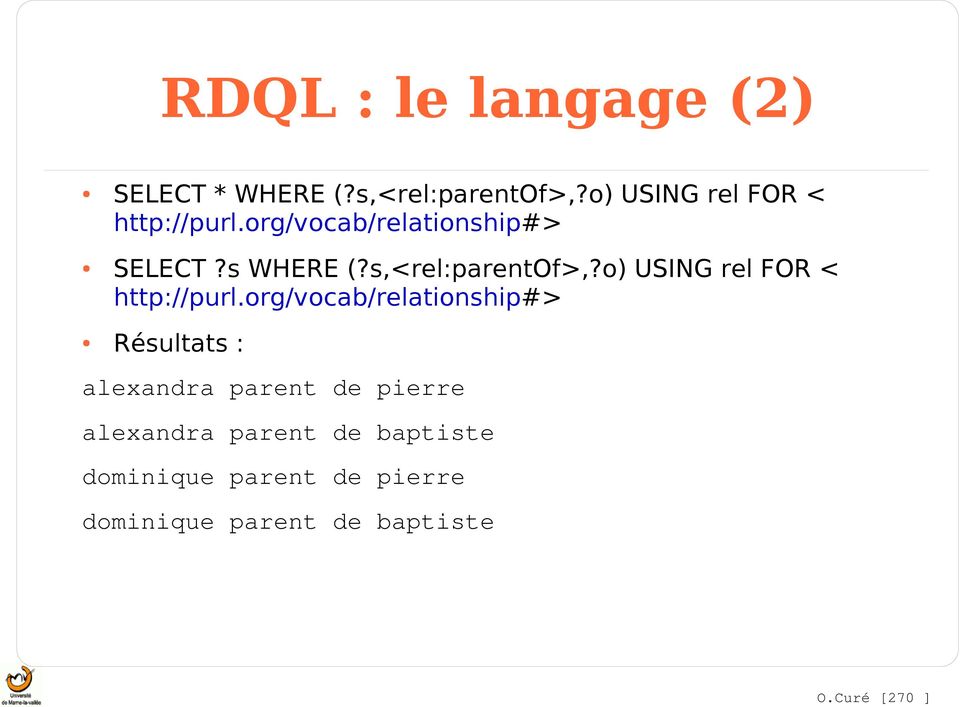 s,<rel:parentof>,?o) USING rel FOR < http://purl.