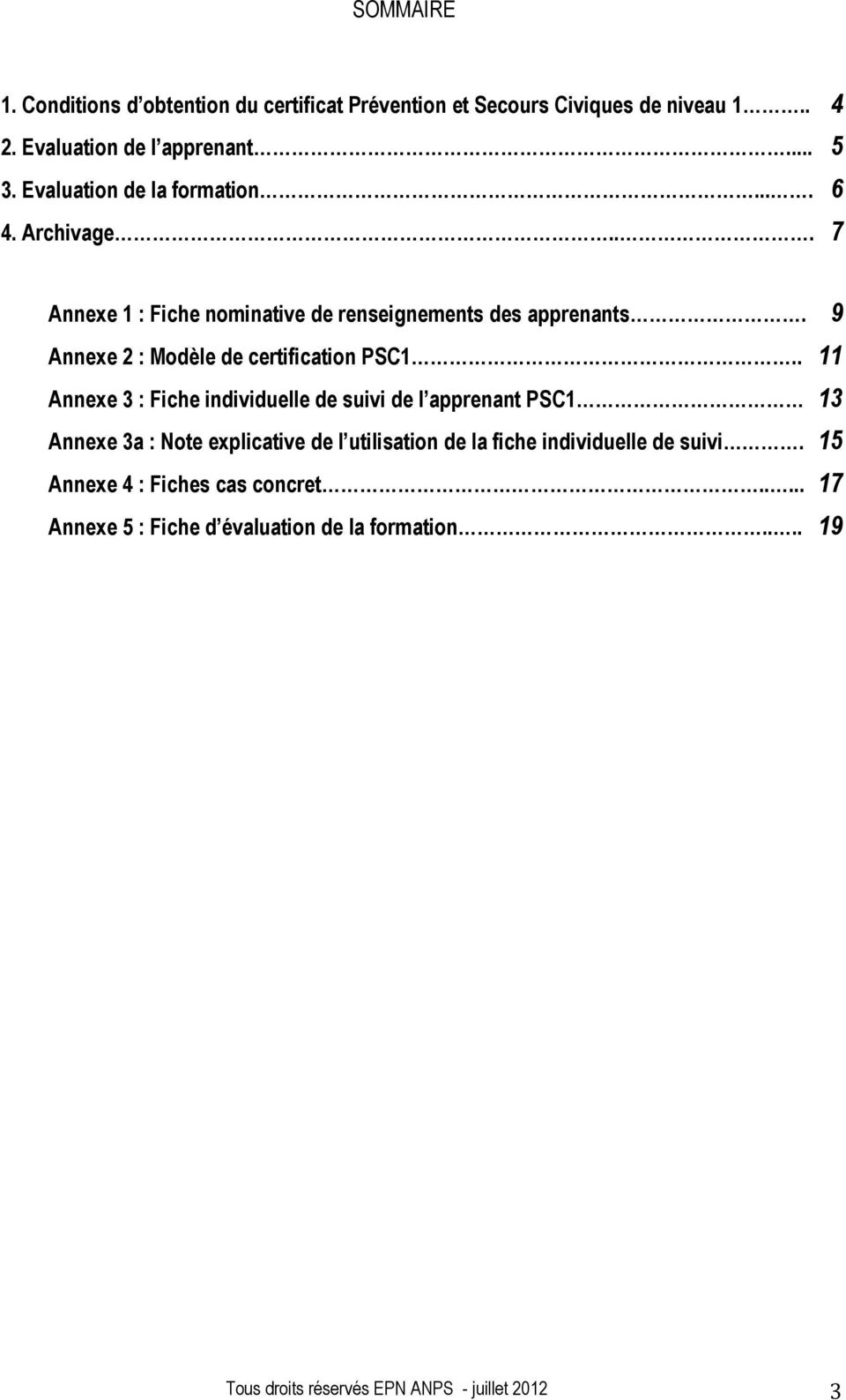9 Annexe 2 : Modèle de certification PSC1.