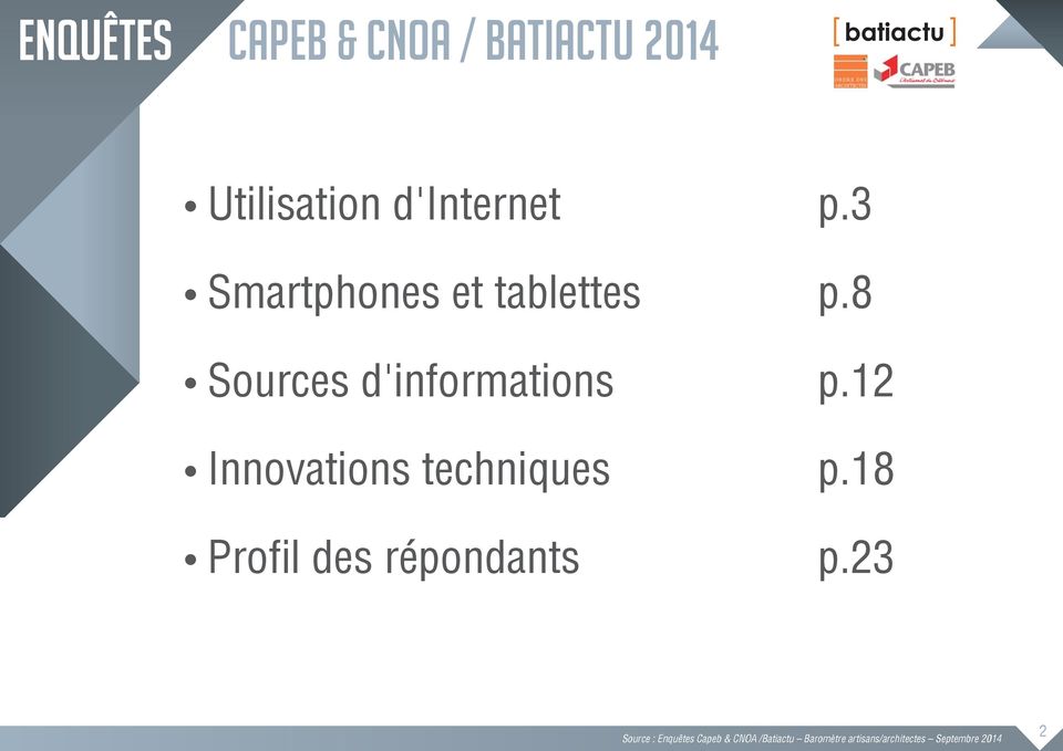 tablettes Sources d'informations Innovations