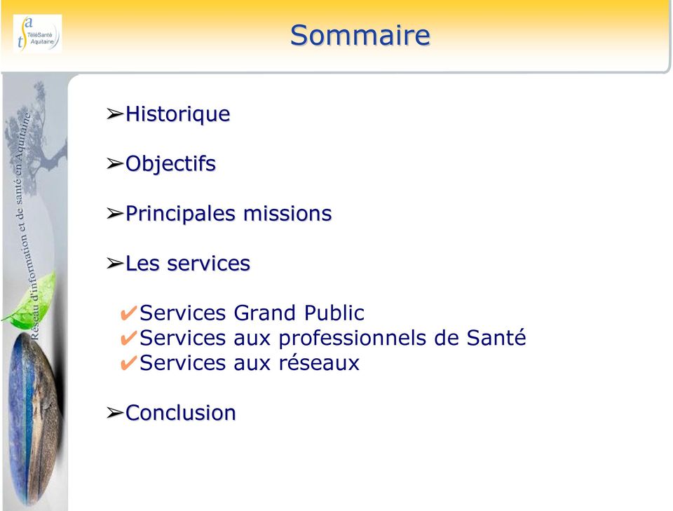 Services Grand Public Services aux