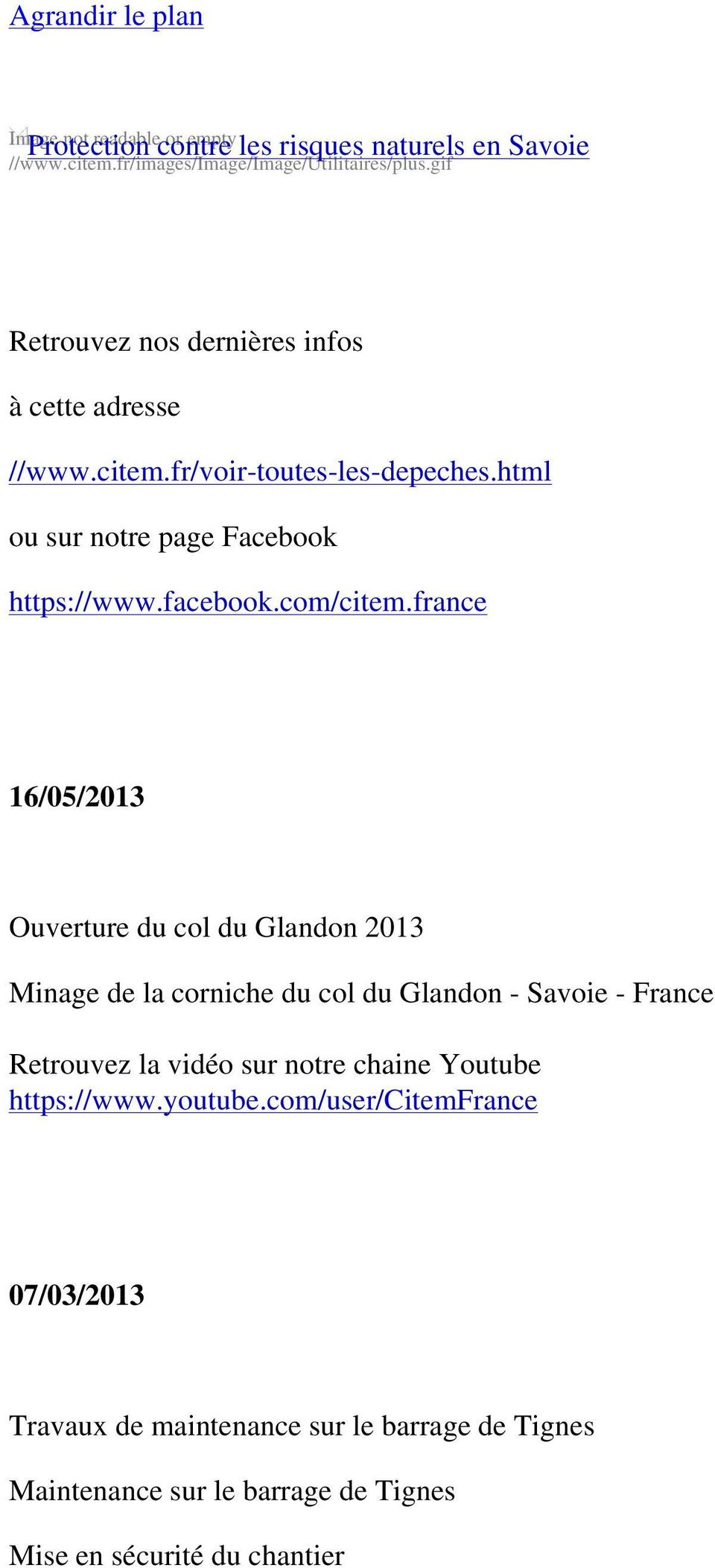 france 16/05/2013 Ouverture du col du Glandon 2013 Minage de la corniche du col du Glandon - Savoie - France Retrouvez la vidéo sur notre chaine Youtube