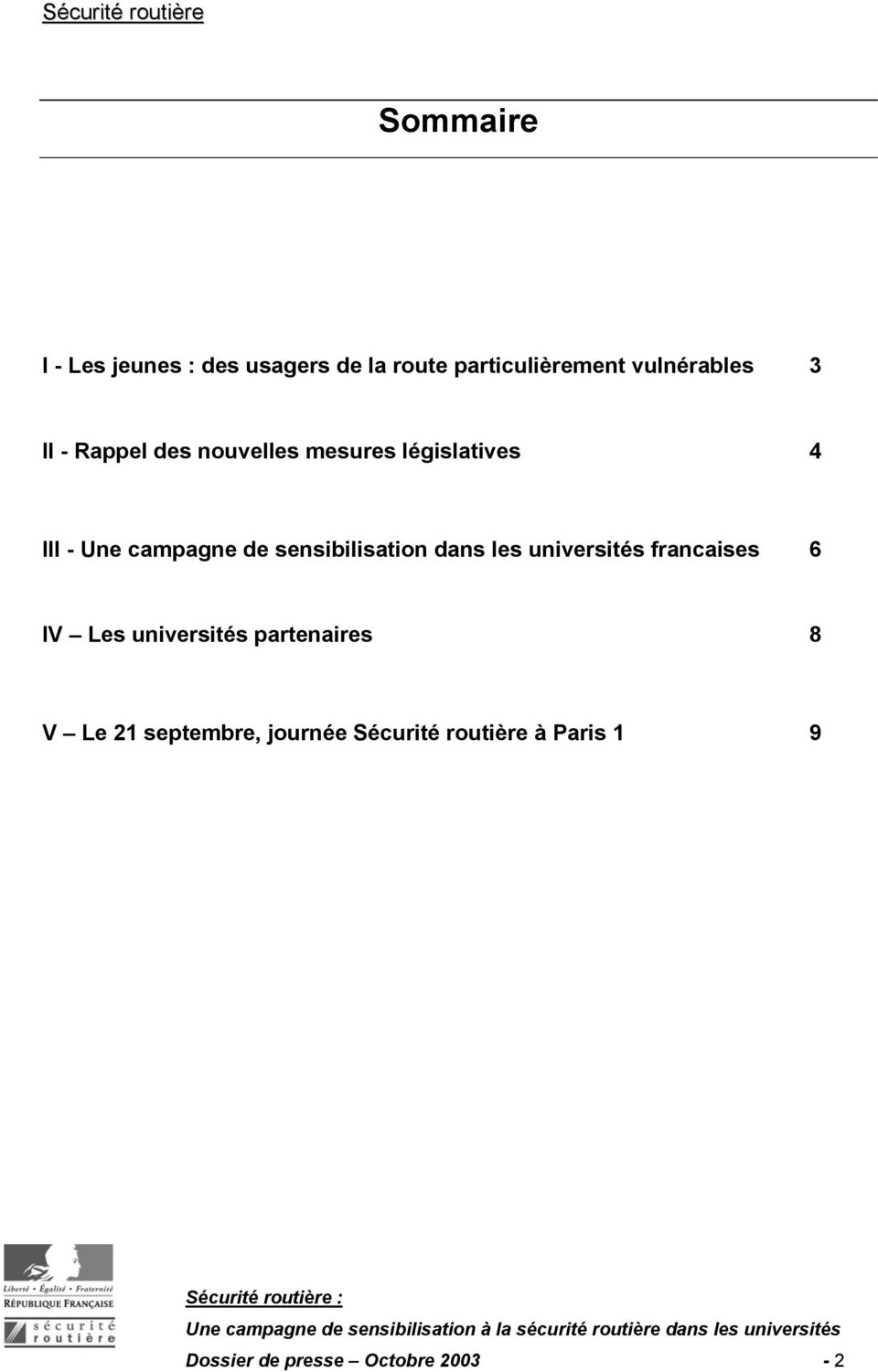 sensibilisation dans les universités francaises 6 IV Les universités partenaires