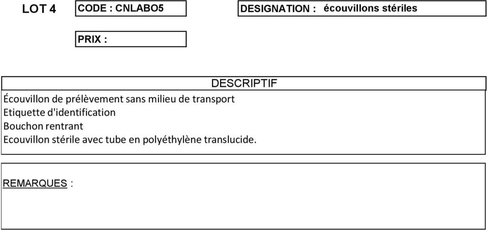 transport Etiquette d'identification Bouchon
