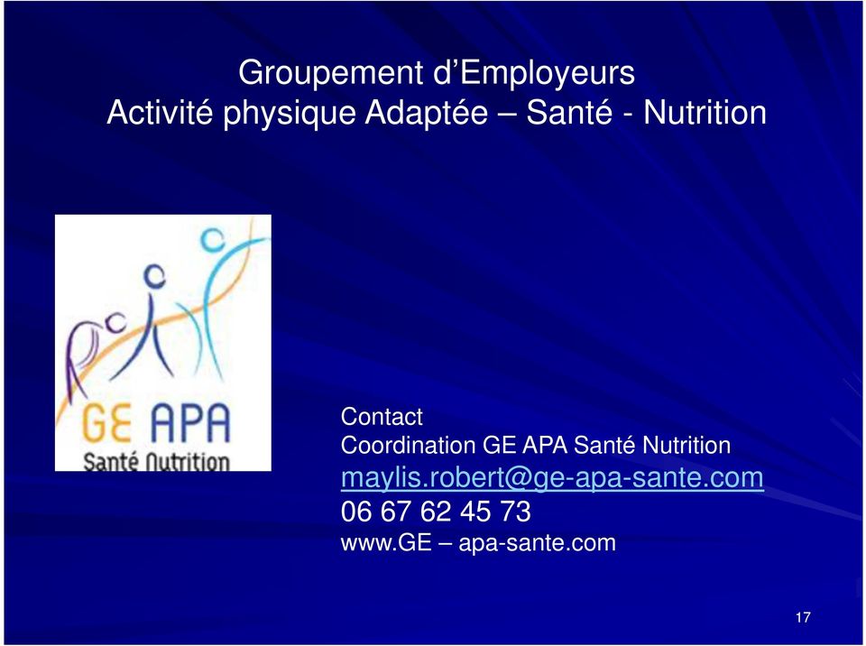 Coordination GE APA Santé Nutrition maylis.