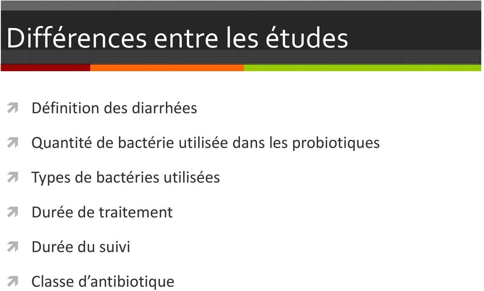 les probiotiques Types de bactéries utilisées