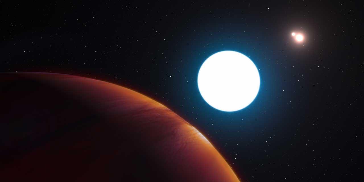 Découverte d une planète à trois soleils Sur HD 131399Ab, située à environ 340 années-lumière de la Terre, il y a trois levers et trois couchers de soleil, pour une année de 550 ans.
