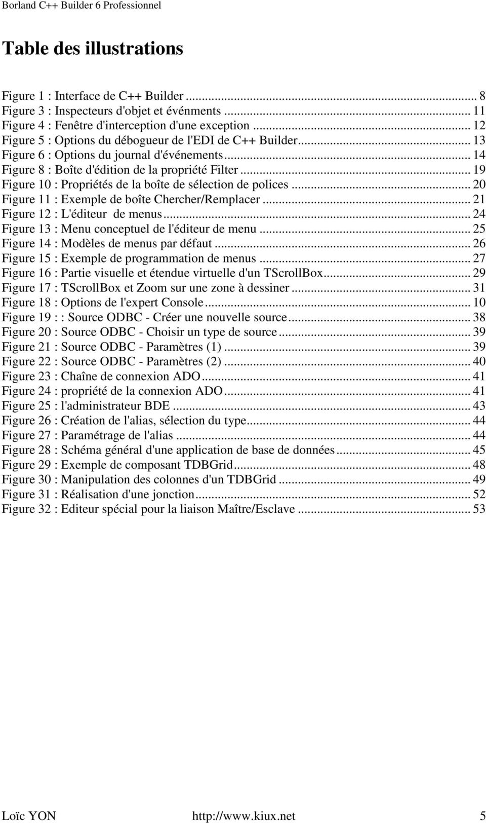 .. 19 Figure 10 : Propriétés de la boîte de sélection de polices... 20 Figure 11 : Exemple de boîte Chercher/Remplacer... 21 Figure 12 : L'éditeur de menus.