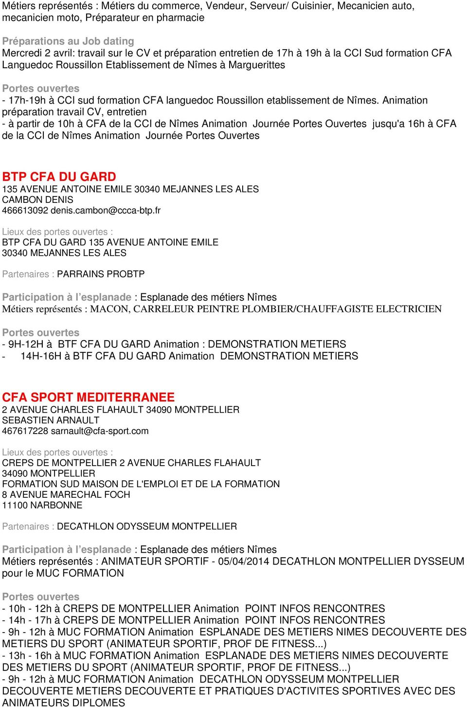 PROGRAMME DES SEMAINES DE L APPRENTISSAGE PDF Free Download