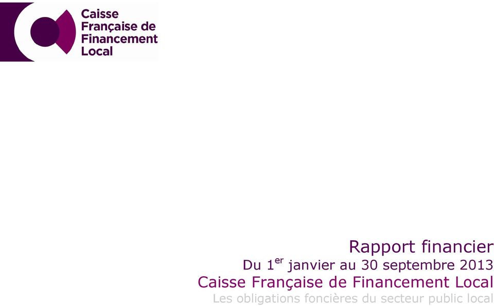 Française de Financement Local Les