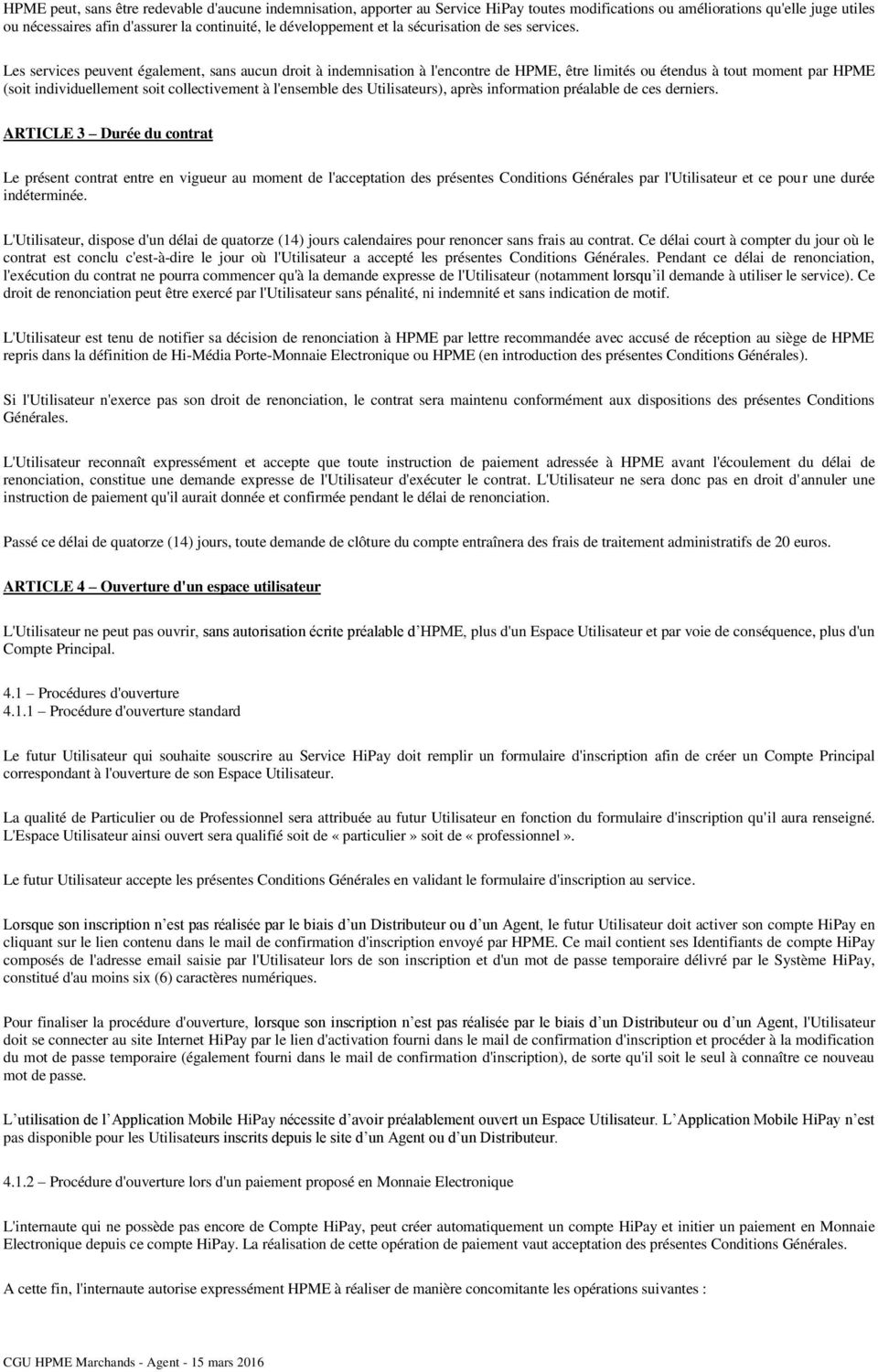 CONDITIONS GENERALES D'UTILISATION - PDF Téléchargement Gratuit