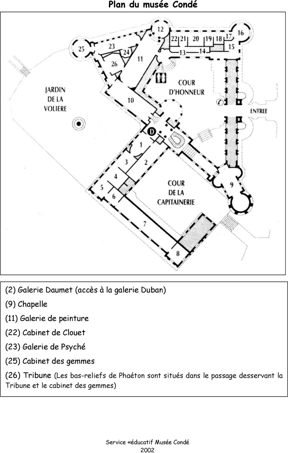 Cabinet des gemmes (26) Tribune (Les bas-reliefs de Phaétn snt situés dans le