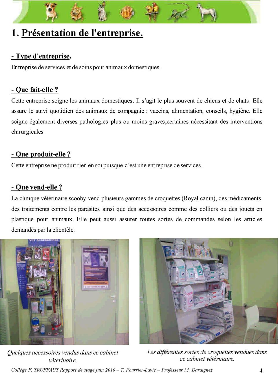 Rapport De Stage Clinique Veterinaire Dr Bonifacie Barthelemy Pdf Telechargement Gratuit
