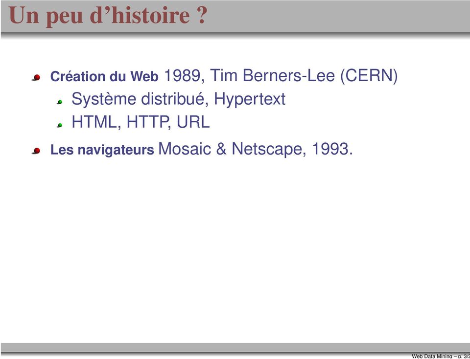 (CERN) Système distribué, Hypertext HTML,