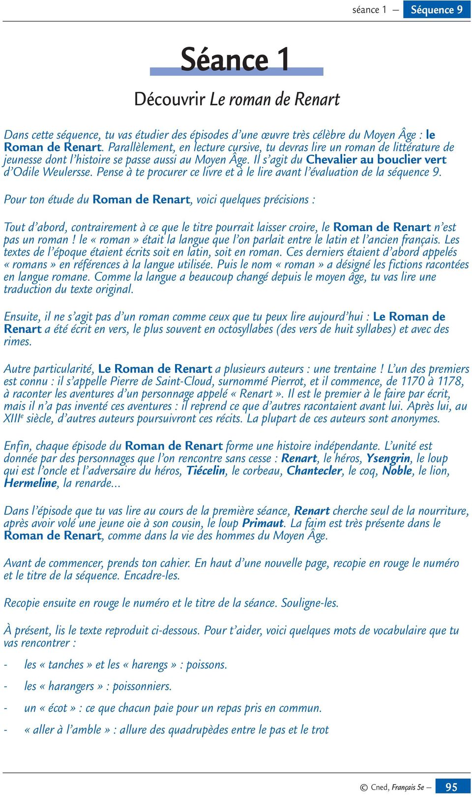 Fiche De Lecture Le Roman De Renart 6eme Lire Le Roman de Renart - PDF Téléchargement Gratuit
