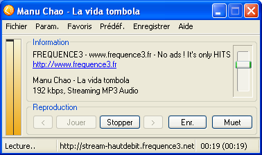 Écouter et enregistrer la radio avec son PC Par Clément JOATHON Dernière mise à jour : 29/05/2015 Grâce aux connexions à haut débit comme l'adsl et à la diffusion de contenus multimédia en temps réel