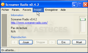 12. Sélectionnez l'option French puis cliquez sur le bouton OK. 13. Cliquez sur le bouton OK pour mettre à jour automatiquement la liste des radios prédéfinies du logiciel.