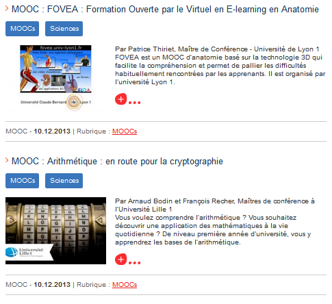 Un portail pour l offre de MOOC des établissements de l ESR français MOOC d anatomie de