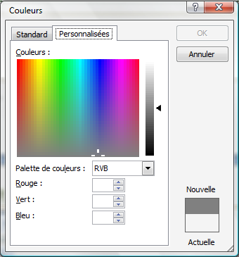 46 7 LA COULEUR Une palette complète permet d'accéder à un choix de couleurs illimité.