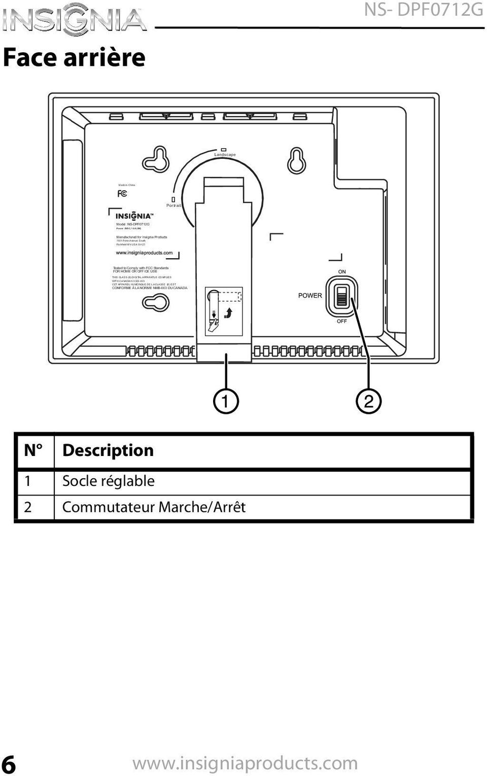 FCC Standards FOR HOME OR OFFICE USE THIS CLASS (B) DIGITAL APPARATUS COMPLIES WITH CANADIAN ICES-003.