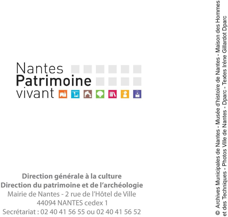 02 40 41 56 52 Archives Municipales de Nantes - Musée d histoire de Nantes - Maison des
