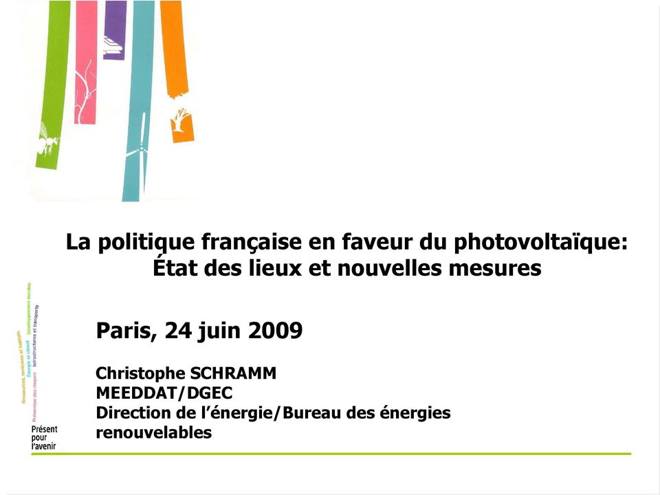 mesures Paris, 24 juin 2009 Christophe SCHRAMM
