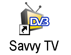 Configuration initiale Double-cliquez sur l'icône Savvy TV, qui apparaît sur votre bureau.