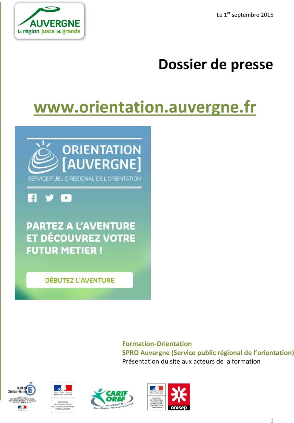 fr Formation-Orientation SPRO Auvergne (Service