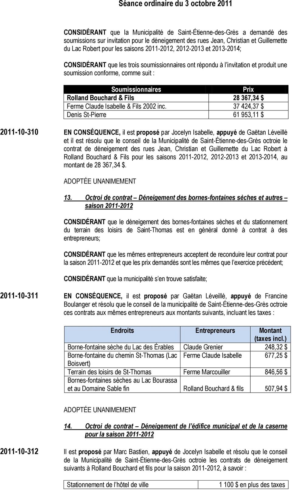 28 367,34 $ Ferme Claude Isabelle & Fils 2002 inc.