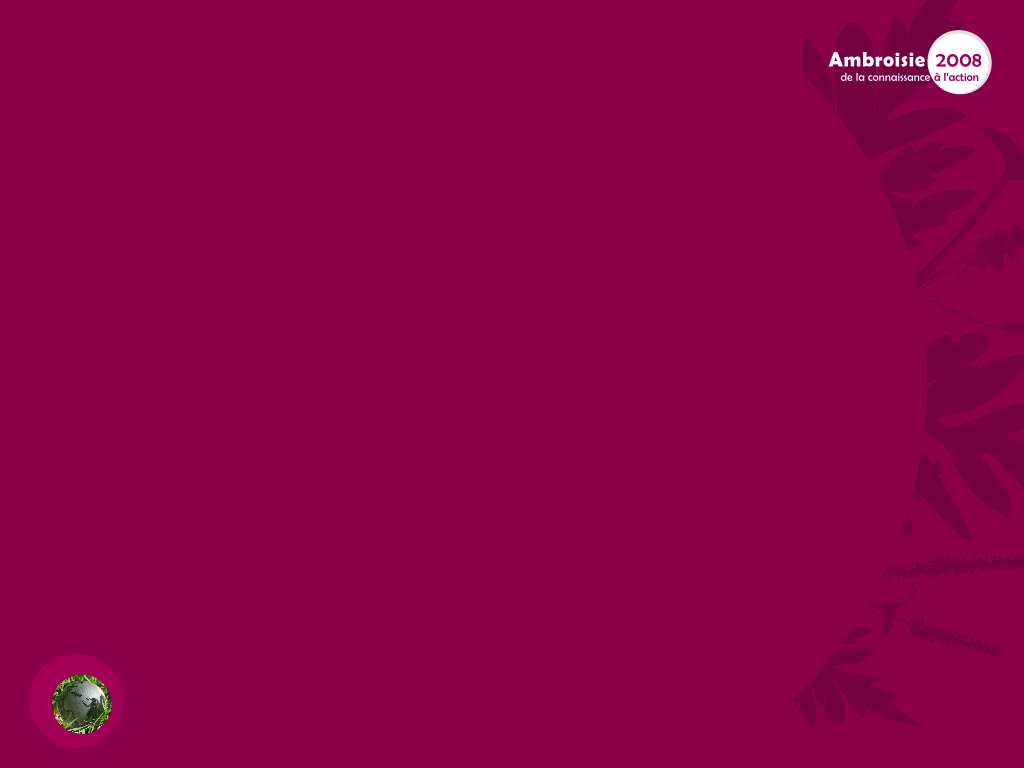Les différentes identités de l ambroisie Absinthe du pays Absinthe du