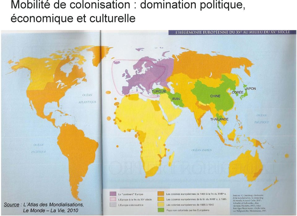 L Atlas des Mondialisations, Ecole Le