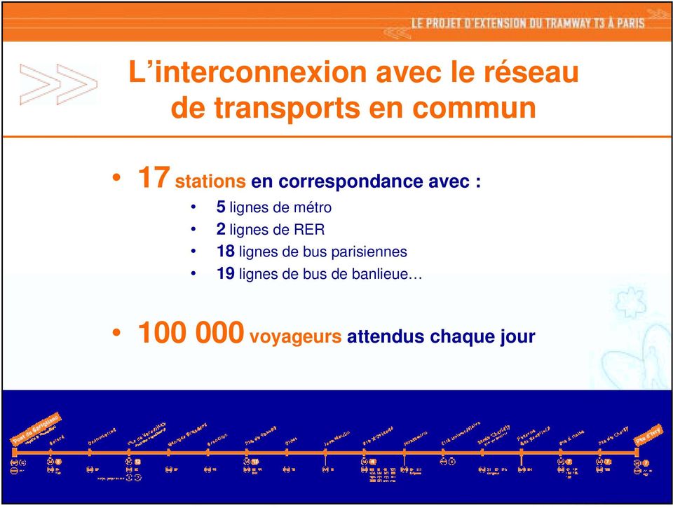 2 lignes de RER 18 lignes de bus parisiennes 19 lignes