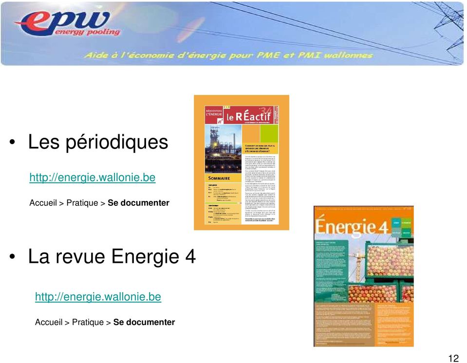 revue Energie 4 http://energie.wallonie.