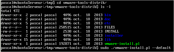 BTS SIO SI1 Page 3 Il se trouve à la racine et se nomme tmp (donc chemin absolu = /tmp). C est ici qu il faut déposer le fichier compressé des VMware tools qui ne sera utilisé qu une seule fois.