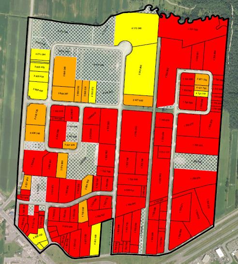 Parc industriel Théo-Phénix Terrains vacants : 13