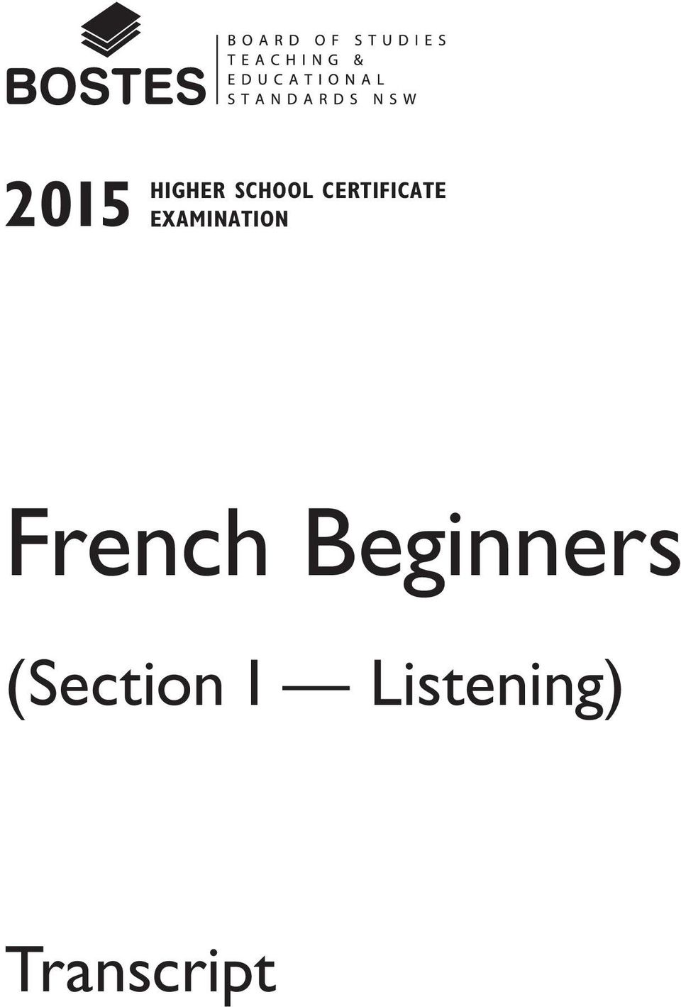 French Beginners (