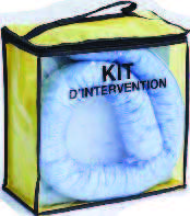 Kits ADR et BTP Kit ADR Absorption Contenu des kits d intervention 20 50 1 bac collecteur 25L (60 x 39 x H16 cm) 20 feuilles 40 x 50 simple épaisseur 1 boudin 8 x 120 cm 1 paire de gants* 2 sacs de