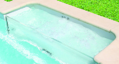 Piscines avec SPA Un nouveau monde de plaisir SPA monobloc intégré Un système de massage dernière génération parfaitement intégré à la piscine pour une détente totale.